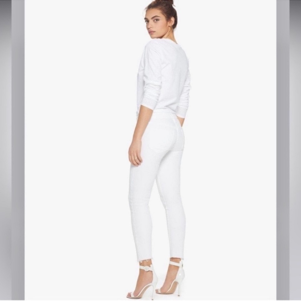 MOTHER LOOKER ANKLE FRAY Glass Slipper Jeans Size 31 - Picture 4 of 13